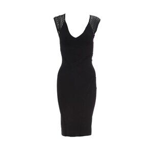 Zac Posen V-Neck Knee-Length Dress